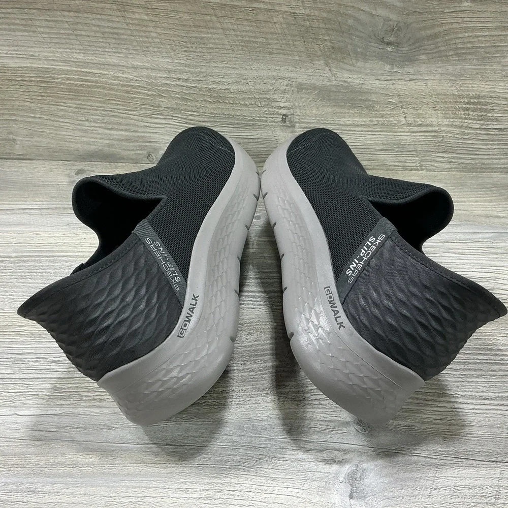 Skechers Shoes Slip ins Go Walk Men's 7 Gray Sneakers Soft Memory Foam 216491